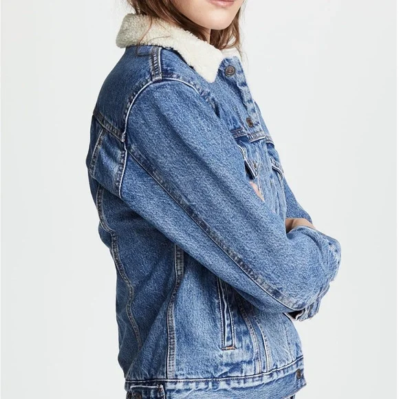 LEVIS SHERPA LINED JACKET - Picture 2 of 14